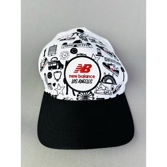 New Balance Los Angeles Running Cap Adjustable Strapback Hat - Picture 1 of 7